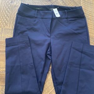 Loft Curvy Skinny Ankle Pants Navy Size 8